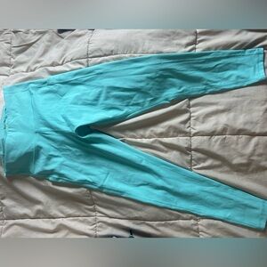 Teal leggings with pockets